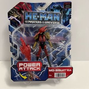 HE-MAN Masters of the Universe power attack Mo-Squit’ra Action Figures NWT heman